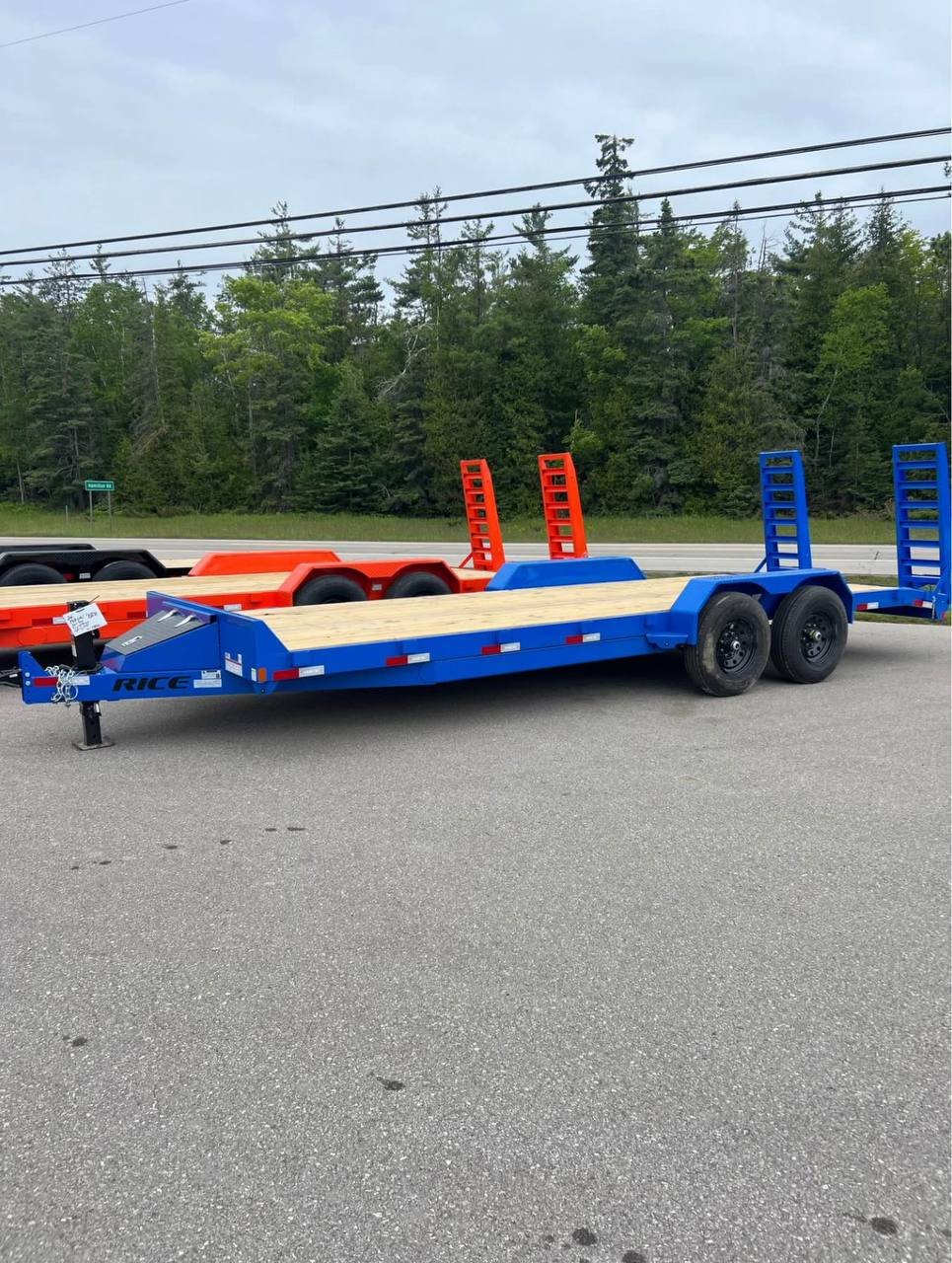 2025 Rice 22’ 14K Equipment Trailer for sale