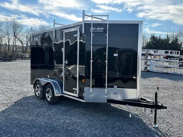 CarMate 7x12 Enclosed Cargo Trailer – Contractor Package