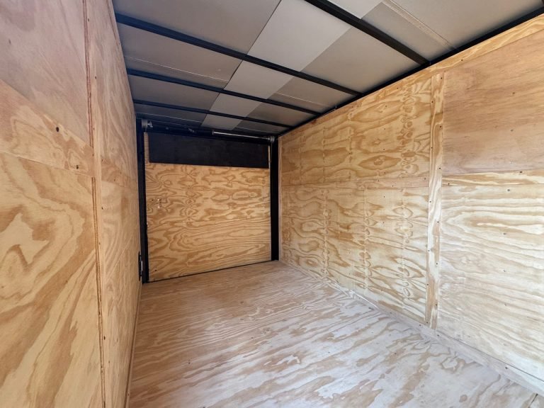 7×14 Kings Cargo White Blackout Enclosed Trailer - Image 3