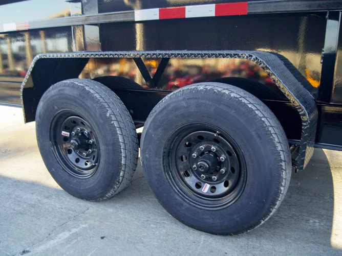 Unstoppable Power: 7x16 Gorilla Telescopic I-Beam Dump Trailer with 2ft Sides & 7K Axles - Image 12