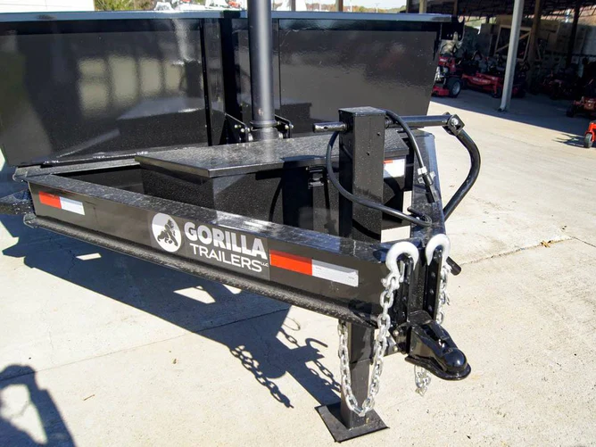 Unstoppable Power: 7x16 Gorilla Telescopic I-Beam Dump Trailer with 2ft Sides & 7K Axles - Image 18