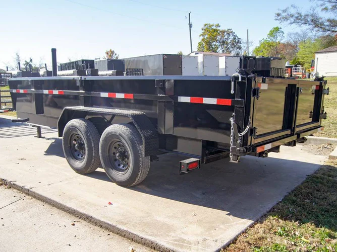 Unstoppable Power: 7x16 Gorilla Telescopic I-Beam Dump Trailer with 2ft Sides & 7K Axles - Image 6