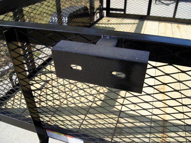 5x8 Straight Deck Utility Trailer with 2ft Mesh Side 3500lb Axle - Image 8