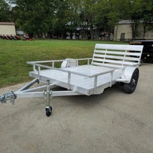 6.4x10 Aluminum Utility Trailer 3500lb Axle For Sale