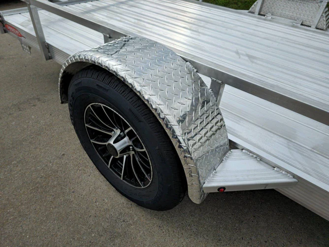6.4x10 Aluminum Utility Trailer 3500lb Axle - Image 6