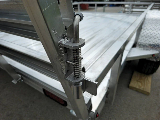 6.4x10 Aluminum Utility Trailer 3500lb Axle - Image 17