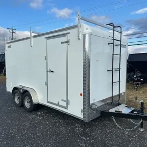 CarMate 7x16 Enclosed Contractor Trailer – Barn Doors