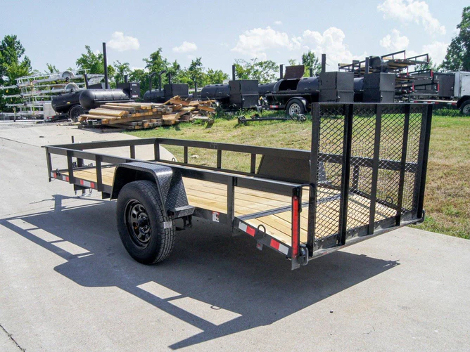 5x12 Powder Coated Dovetail Utility Trailer 3500lb Axle - Image 5