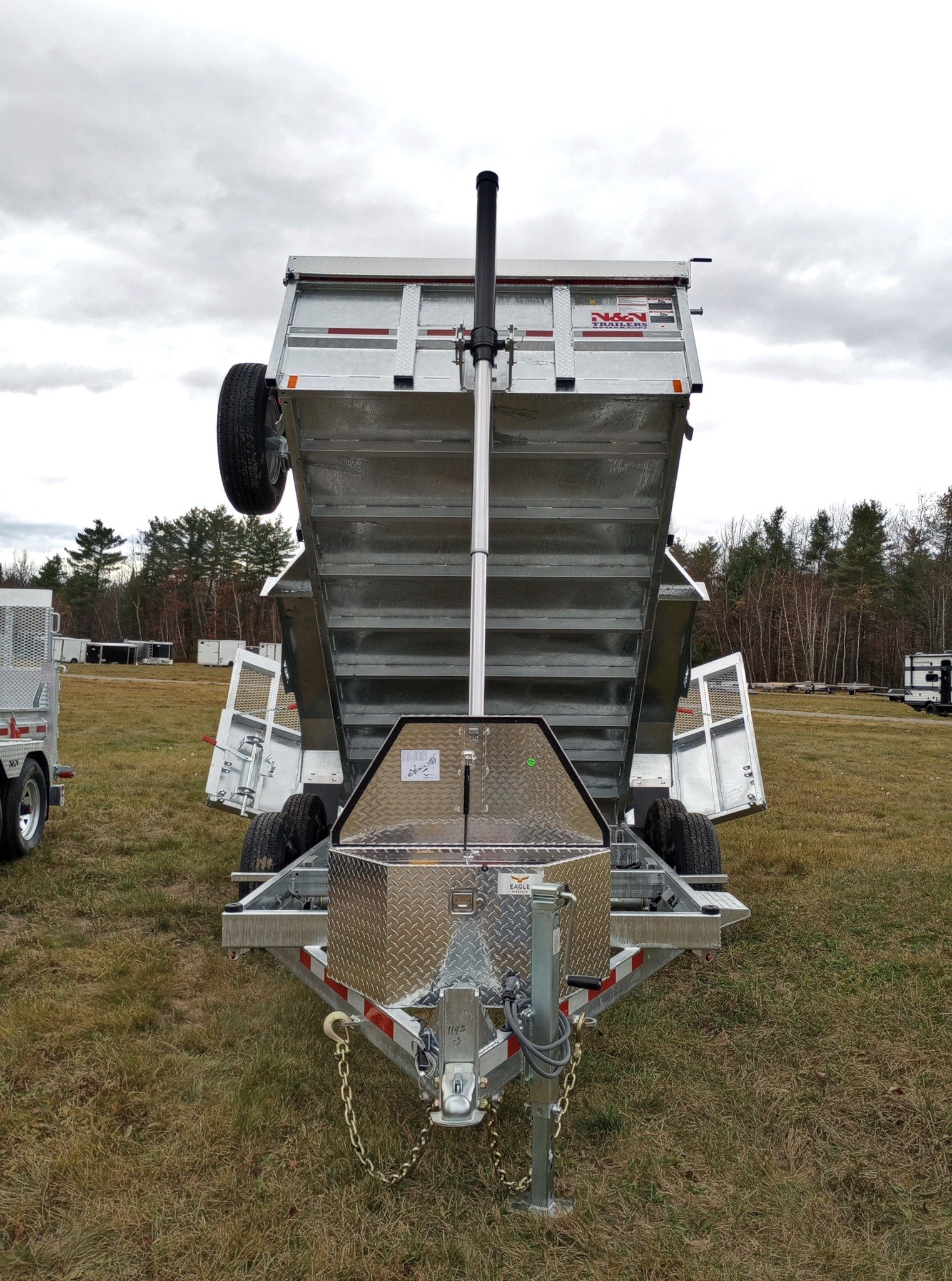 2025 N&N 6x12 10K Galvanized Hydraulic Dump Trailer – POWER-BUILT Reliability for Maximum Profit & Performance - Image 4