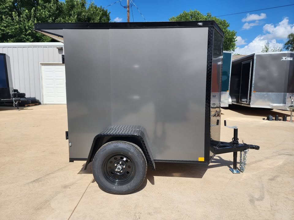 2025 4X6 SA V-Nose Enclosed Cargo Trailer – Compact, Durable & Reliable Hauling Solution - Image 2