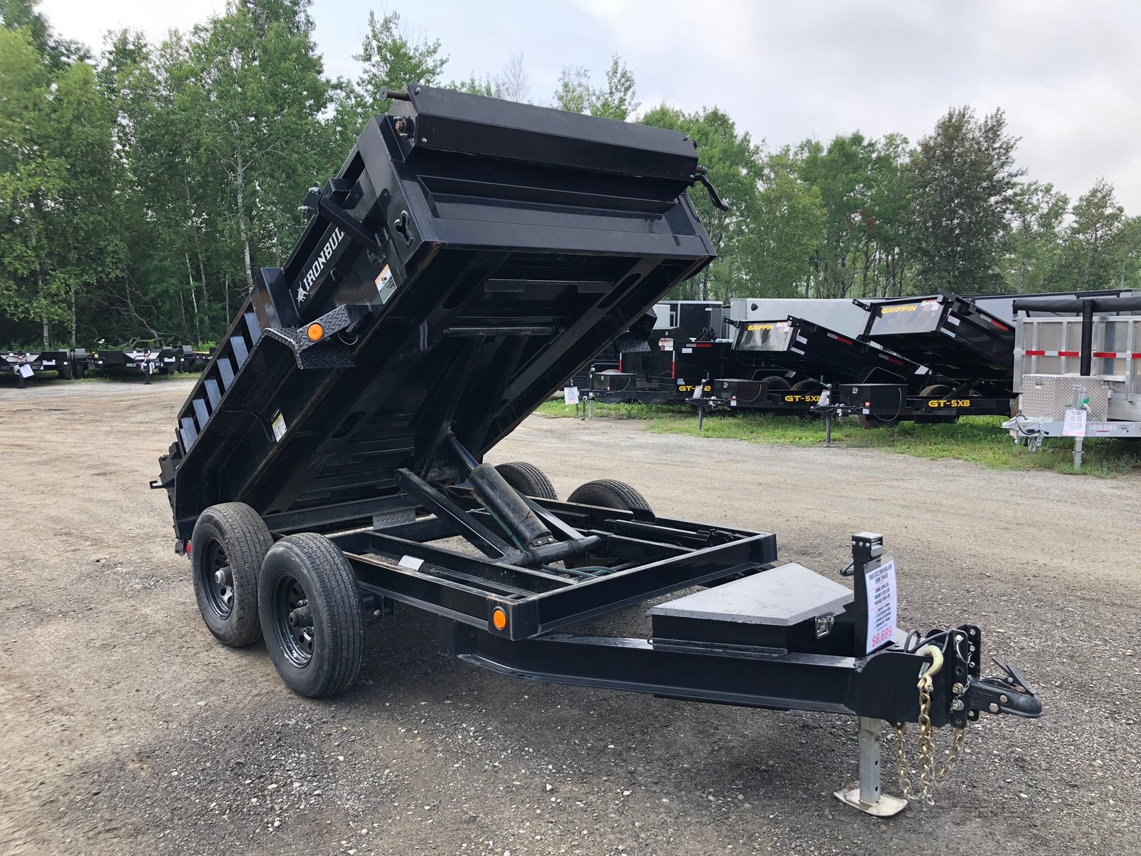 Power-Built Performance: 2022 Iron Bull 5x10 10K Dump Trailer w/ Tarp System & Slide-In Ramps - Image 2
