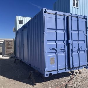 2 Stall Container Shower/Bathroom Combo