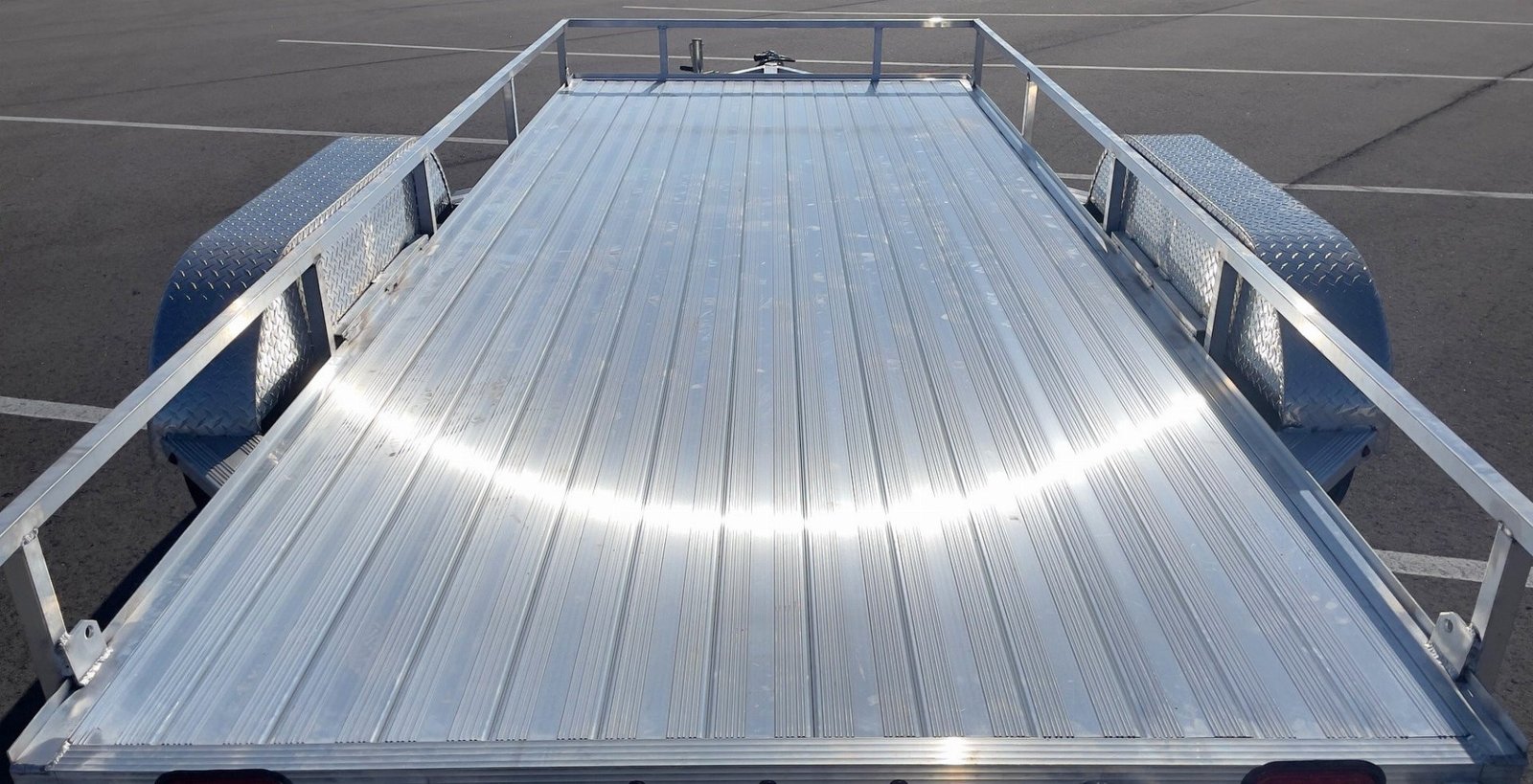 Powerful & Unstoppable Cherokee Aluminum 81" x 16' Tandem Axle Utility Trailer – 7000 GVWR Performance You Can Trust - Image 9