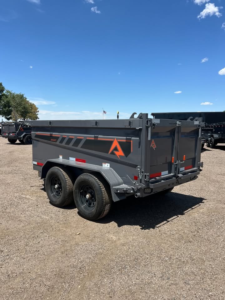 2026 RawMAXX 5x10 10K GVWR SDX Knight Mini Dump Trailer – UNSTOPPABLE Power, Built to Dominate Every Job - Image 3