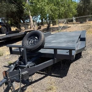 Split Tail 20ft Steel Deck Car/Equipment Trailer